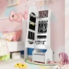 Tangkula Kids Jewelry Cabinet W/ Full-Length Mirror 2 Adjustable Tilt Angles Drawer White 2 Tangkula Kids Jewelry Cabinet W/ Full-Length Mirror 2 Adjustable Tilt Angles Drawer White -Tangkula GUEST af1f7d4c e729 4659 98d5 a2e093cb2c8a
