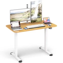 Tangkula Electric Standing Desk Adjustable Stand Up Computer Desk Anti-collision -Tangkula GUEST b621debc 0eb7 42ad 97a0 a0e8dcdc1f76