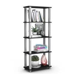 Tangkula 5-Tier Storage Rack Display Shelves Bookshelf For Home Office -Tangkula GUEST b6d88a64 dc5e 4956 9329 4f9985bc2486