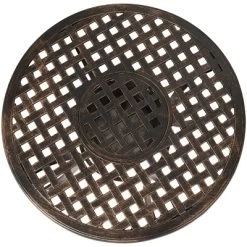 Tangkula Set Of 3 Patio Cast Aluminum Dining Table Chairs Set -Tangkula GUEST b9cda046 b82d 4944 ba00 da4724ad7fb3