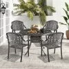 Tangkula 4 Pieces Cast Aluminum Patio Chair Bistro Dining Chair Outdoor Cast Aluminum Chair -Tangkula GUEST ba7e15da 896e 465b bdc4 7057831d8be5