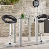 Tangkula Set Of 2 PU Leather Bar Stools Adjustable Kitchen Counter Chairs Black -Tangkula GUEST bd54b97a 27df 47d8 b76a ff2b3dcf7fe0