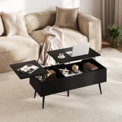 Tangkula Lift Top Coffee Table W/ Split Top & 2 Hidden Compartments Tapered Metal Legs 19 Tangkula Lift Top Coffee Table W/ Split Top & 2 Hidden Compartments Tapered Metal Legs -Tangkula GUEST bd5932ed ba3c 4d6c 94f9 ef04baf88ba5