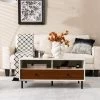 Tangkula Coffee Table Modern Rectangle W/ Storage Shelf & Drawers Living Room Furniture 1 Tangkula Coffee Table Modern Rectangle W/ Storage Shelf & Drawers Living Room Furniture -Tangkula GUEST bd5dc6a4 4d16 4946 a6b9 aabfe24a0dde