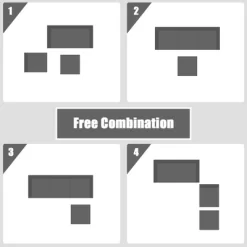 Tangkula 4PCS Rattan Patio Conversation Furniture Set Yard Outdoor W/ Black Cushion -Tangkula GUEST bf223314 76e7 4d6d 910f 0fc3eea79a34