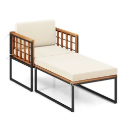 Tangkula 2pcs Outdoor Chaise Lounge Chair Acacia Wood Heavy Duty 1200 Lbs Weight Capacity 17 Tangkula 2pcs Outdoor Chaise Lounge Chair Acacia Wood Heavy Duty 1200 Lbs Weight Capacity -Tangkula GUEST c0219485 1751 4dbd a33b 8f6e9de1e507