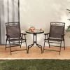 Tangkula 3 Pieces Bistro Set Outdoor Furniture Set With Tempered Glass Table Umbrella Hole 1 Tangkula 3 Pieces Bistro Set Outdoor Furniture Set With Tempered Glass Table Umbrella Hole -Tangkula GUEST c132f5e8 9b5b 4584 8c4b 12c494223e64