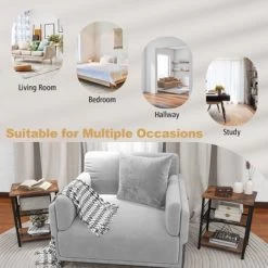 Tangkula 3-Tier Industrial Side Table Nightstand With Removable Mesh Metal Shelf Adjustable Leveling Foot Pads End Table 16 Tangkula 3-Tier Industrial Side Table Nightstand With Removable Mesh Metal Shelf Adjustable Leveling Foot Pads End Table -Tangkula GUEST c36408be 9c4f 4e8a 9110 ebafb305152e