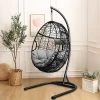 Tangkula Hanging Hammock Chair Egg Swing Chair W/ Seat Cushion Pillow Stand -Tangkula GUEST c3f271ad d83f 4d5e 8e93 19953f7c2bdc