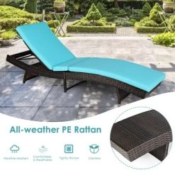 Tangkula Patio Adjustable Rattan Chaise Lounge Chair Folding Reclining Wicker Chair 15 Tangkula Patio Adjustable Rattan Chaise Lounge Chair Folding Reclining Wicker Chair -Tangkula GUEST c4702f9e b2df 4298 ba2b 73185221c621