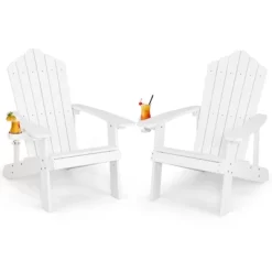Tangkula 2PCS Adirondack Chair HIPS Adirondack Chair W/Cup Holder Realistic Wood Grain Weather Resistant Outdoor Chair For 380 LBS Weight Capacity Black/Navy/White/Teak/Dark Green/Red/Light Grey/Yellow 32 Tangkula 2PCS Adirondack Chair HIPS Adirondack Chair W/Cup Holder Realistic Wood Grain Weather Resistant Outdoor Chair For 380 LBS Weight Capacity Black/Navy/White/Teak/Dark Green/Red/Light Grey/Yellow -Tangkula GUEST c4bc492d 4a93 4b5e b0c2 678264a0dded