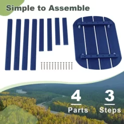 Tangkula 2 PCS 18" Patio Side Table Weather Resistant Adirondack Table Outdoor Chairside End Tables Waterproof HDPE Navy 12 Tangkula 2 PCS 18" Patio Side Table Weather Resistant Adirondack Table Outdoor Chairside End Tables Waterproof HDPE Navy -Tangkula GUEST c55432cc c9ff 4fa8 bab2 2b8471c168a9