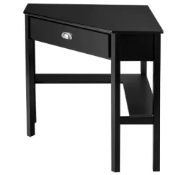 Tangkula Corner Computer DeskTable Wood Workstation BlackWhite -Tangkula GUEST c570bc47 a5a1 4b65 a59c 068a802e623b