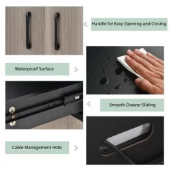 Tangkula 3-Door 71" Kitchen Buffet Pantry Storage Cabinet W/Hutch Adjustable Shelf 17 Tangkula 3-Door 71" Kitchen Buffet Pantry Storage Cabinet W/Hutch Adjustable Shelf -Tangkula GUEST c57a90da bfb8 47c3 9d38 920898d91bbb