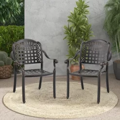 Tangkula 4 Pieces Cast Aluminum Patio Chair Bistro Dining Chair Outdoor Cast Aluminum Chair 20 Tangkula 4 Pieces Cast Aluminum Patio Chair Bistro Dining Chair Outdoor Cast Aluminum Chair -Tangkula GUEST c5d06491 fe8c 4a89 a1f9 b27f5ae57fb8