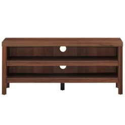 Tangkula TV Stand Fit 45” TV Media Center Open Console Cabinet With 2-Shelf Storage OakWalnut -Tangkula GUEST cd2cb339 c6e8 4afe bd2b b0fab7d5893a