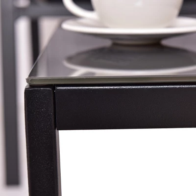 Tangkula 4PCS Chairs Set Coffee Table Patio Garden Modern Furniture Brand New 8 Tangkula 4PCS Chairs Set Coffee Table Patio Garden Modern Furniture Brand New - Image 6