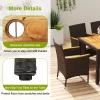 Tangkula 9 Pieces Patio Dining Set For 8 Outdoor Rectangular Acacia Wood Table And PE Rattan Chairs With Umbrella Hole 2 Tangkula 9 Pieces Patio Dining Set For 8 Outdoor Rectangular Acacia Wood Table And PE Rattan Chairs With Umbrella Hole -Tangkula GUEST d3693903 d0cb 4a12 8469 fe2aff52a0eb