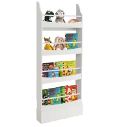 Tangkula 4-Tier Kids Bookshelf Toy Storage Bookcase Rack Wall W/ Anti-toppling Kits 23 Tangkula 4-Tier Kids Bookshelf Toy Storage Bookcase Rack Wall W/ Anti-toppling Kits -Tangkula GUEST d468394c 7df6 4805 a0f5 fb6d4151b311