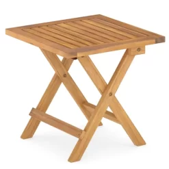 Tangkula Outdoor Folding Side Table Acacia Wood End Table Square Patio Bistro Table 17 Tangkula Outdoor Folding Side Table Acacia Wood End Table Square Patio Bistro Table -Tangkula GUEST d4c79d97 7a8e 4f4c b38d a7c383983242