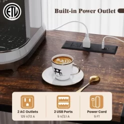 Tangkula 67" Bakers Rack W/ Power Outlet Coffee Bar Cabinet W/ S-Shaped Hooks 16 Tangkula 67" Bakers Rack W/ Power Outlet Coffee Bar Cabinet W/ S-Shaped Hooks -Tangkula GUEST d5e1e820 dfe5 40f0 8e9f 465ecadfd4c4