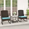 Tangkula 3 Pieces Rocking Wicker Bistro Set Outdoor Front Porch Rocker Chairs Conversation Set 2 Tangkula 3 Pieces Rocking Wicker Bistro Set Outdoor Front Porch Rocker Chairs Conversation Set -Tangkula GUEST d6652e80 3406 46bc adac 2fb1e0ca8484