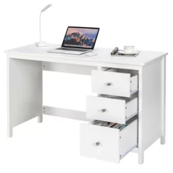 Tangkula Computer Desk Writing Table W/3 Drawers Workstation For Home Office White/Black 19 Tangkula Computer Desk Writing Table W/3 Drawers Workstation For Home Office White/Black -Tangkula GUEST d7c7a902 eadb 4a8d 9e2c 296a94cf6956