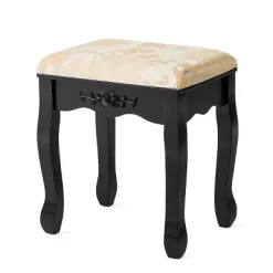 Tangkula Vanity Table Set W/ 360° Rotating Oval Mirror & Drawers Black/White 21 Tangkula Vanity Table Set W/ 360° Rotating Oval Mirror & Drawers Black/White -Tangkula GUEST d86f04c3 63bb 46d0 98fd 85fef2ad208d