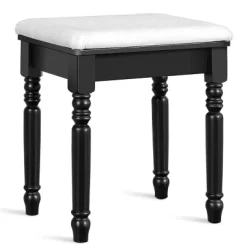 Tangkula 7 Drawers Tri-Folding Vanity Mirror Makeup Dressing Table Set W/ Necklace Hook -Tangkula GUEST dcc4305c 6c7a 466e 8196 1bbde329b5b1