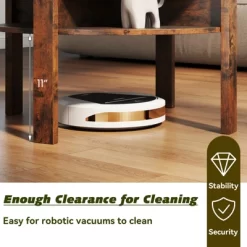 Tangkula Round Coffee Table With 4 Side Compartments 2-Tier Circle Coffee Table 15 Tangkula Round Coffee Table With 4 Side Compartments 2-Tier Circle Coffee Table -Tangkula GUEST ddb2d799 6b97 40a3 b5ab 7ea754295de7