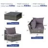 Tangkula 7 PCS Outdoor Patio Furniture Set All-Weather PE Rattan Sofa Set W/Coffee Table & Cushions -Tangkula GUEST de4652c4 7541 45d0 b631 7fd5de045ea7