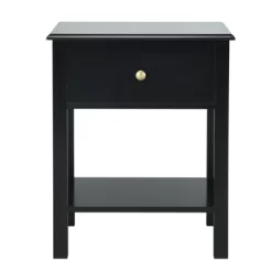 Tangkula End Table Nightstand W/Drawer & Shelf Bedroom Living Room Furniture Black 14 Tangkula End Table Nightstand W/Drawer & Shelf Bedroom Living Room Furniture Black -Tangkula GUEST df71e4de 51cb 4a8e 8cc2 785559b0f2ec