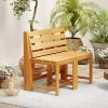 Tangkula 3-in-1 Outdoor Acacia Wood Loveseat Bench Furnitur W/ Slatted Seat For Garden 1 Tangkula 3-in-1 Outdoor Acacia Wood Loveseat Bench Furnitur W/ Slatted Seat For Garden -Tangkula GUEST e3e77dd3 946c 4c8d 91da 5b1db64301b2