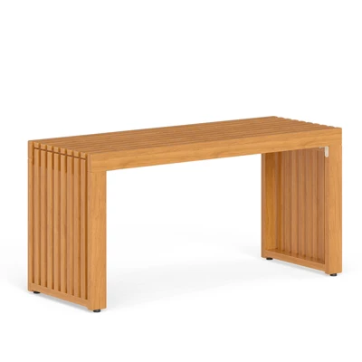 Tangkula 36 Inch Patio Bench All-Slat Acacia Wood Loveseat For 2 People 800 Lbs Capacity 11 Tangkula 36 Inch Patio Bench All-Slat Acacia Wood Loveseat For 2 People 800 Lbs Capacity - Image 9