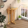 Tangkula Outdoor Folding Bar Table W/ Oval Tabletop & Cross Base For Patio Natural 1 Tangkula Outdoor Folding Bar Table W/ Oval Tabletop & Cross Base For Patio Natural -Tangkula GUEST e7c060ca 3f12 4cf7 a65e 12b2459bf3d9