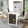 Tangkula Wall Mounted Table Fold Out Convertible Desk With Space Saver Chalkboard 1 Tangkula Wall Mounted Table Fold Out Convertible Desk With Space Saver Chalkboard -Tangkula GUEST e8e0a6ce e8a3 4b13 9c14 d8e9ab65572a