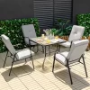 Tangkula 6PCS Outdoor Dining Set Patio Table & Chair Furniture Set W/ Cushions & Umbrella 2 Tangkula 6PCS Outdoor Dining Set Patio Table & Chair Furniture Set W/ Cushions & Umbrella -Tangkula GUEST ead87193 871f 4be8 8053 4dd8b15901e6