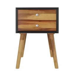 Tangkula Wooden Nightstand With 2 Storage Drawers Accent End Side Table For Bedroom&Living Room 18 Tangkula Wooden Nightstand With 2 Storage Drawers Accent End Side Table For Bedroom&Living Room -Tangkula GUEST ebb72f24 a957 4b48 a94e 9df4b5caf38a