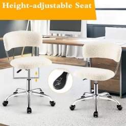 Tangkula Computer Desk Chair Adjustable Office Chair Swivel Vanity Chair 15 Tangkula Computer Desk Chair Adjustable Office Chair Swivel Vanity Chair -Tangkula GUEST ebdd010b 230f 4a98 a9c5 c3afd47fcb31