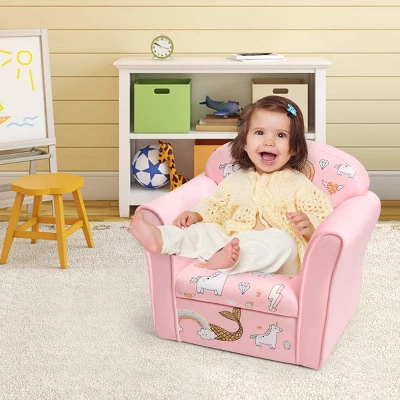 Tangkula Kids Sofa Children Armrest Chair With Pattern Toddler Furniture W/Sturdy Wood Construction Armrest Couch For Preschool Children 3 Tangkula Kids Sofa Children Armrest Chair With Pattern Toddler Furniture W/Sturdy Wood Construction Armrest Couch For Preschool Children