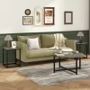 Tangkula Round Nesting Table Set Of 3 Coffee Table W/ 2 End Tables Sturdy Metal Frame -Tangkula GUEST f5a0ef82 82b3 45f9 a538 bc27ee1e5a98