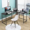 Tangkula L Shaped Gaming Desk Corner Computer Desk Workstation For Home Office Brown/Black 1 Tangkula L Shaped Gaming Desk Corner Computer Desk Workstation For Home Office Brown/Black -Tangkula GUEST f8cc9c30 0c22 4ffc 814f 51083959b180