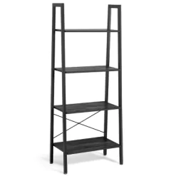 Tangkula 4-Tier Ladder Bookshelf Display Ladder Rack Free-Standing Plant -Tangkula GUEST f9019bfa 6627 4338 b996 233992a81206
