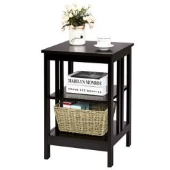 Tangkula 3-tier Side Table Nightstand Sofa End Table Storage Display Shelf 26 Tangkula 3-tier Side Table Nightstand Sofa End Table Storage Display Shelf -Tangkula GUEST f9a2c1bf a4c9 4fd9 a985 cb34c37877fa