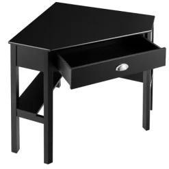 Tangkula Corner Computer DeskTable Wood Workstation BlackWhite -Tangkula GUEST fade0502 0974 477a ad82 a54ae1b2c127