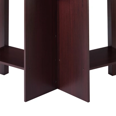 Tangkula Wooden Corner Computer Desk With Drawer Office Study Table Black/Walnut/White 10 Tangkula Wooden Corner Computer Desk With Drawer Office Study Table Black/Walnut/White - Image 8