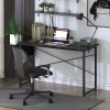 Tangkula 40"/47" Industrial Computer Desk Study Writing Table With Storage Bag Black/Coffee/Rustic Brown -Tangkula GUEST fc9b1886 514e 4bdd 8f51 1f115ad32615