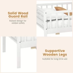 Tangkula Twin Size Kids Bed W/ Storage 2 Pull-out Drawers Side Shelf For Children & Teens 13 Tangkula Twin Size Kids Bed W/ Storage 2 Pull-out Drawers Side Shelf For Children & Teens -Tangkula GUEST fdb8f8df 6e8b 4c08 9bb8 058443fa2d2a