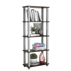 Tangkula 5-Tier Storage Rack Display Shelves Bookshelf For Home Office -Tangkula GUEST ff2a3008 8021 4aa5 ad92 81ef917c0e14